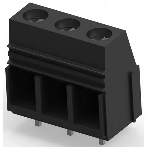 Leiterplattenklemme, 3-polig, RM 10.16 mm, AWG 26-6, 65 A, Käfigklemme, grün, 1-1986660-3 Ausverkauf