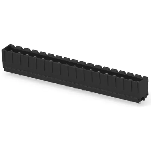 Leiterplattenklemme, 17-polig, RM 5 mm, 15 A, Stift, schwarz, 1-2342082-7 Finale Aktion