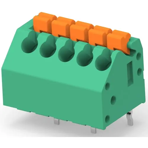 Top-Angebot Leiterplattenklemme, 5-polig, RM 3.5 mm, AWG 20-14, 6 A, Push-in, grün, 1-2834011-5