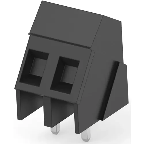 Wochenendangebot Leiterplattenklemme, 2-polig, RM 5.08 mm, 0,05-3 mm², 17.5 A, Käfigklemme, schwarz, 1546074-2