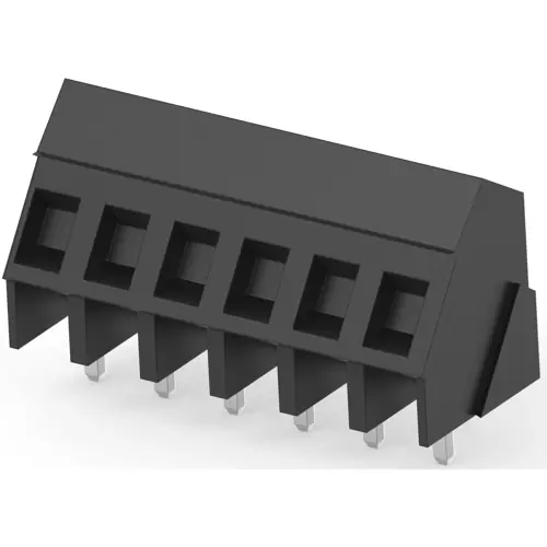 Versand Am Gleichen Tag Leiterplattenklemme, 6-polig, RM 5.08 mm, 0,05-3 mm², 17.5 A, Käfigklemme, schwarz, 1546074-6