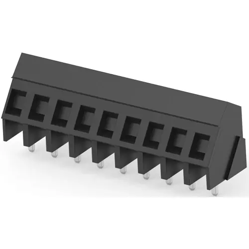 Leiterplattenklemme, 9-polig, RM 5.08 mm, 0,05-3 mm², 17.5 A, Käfigklemme, schwarz, 1546074-9 Solange Der Vorrat Reicht