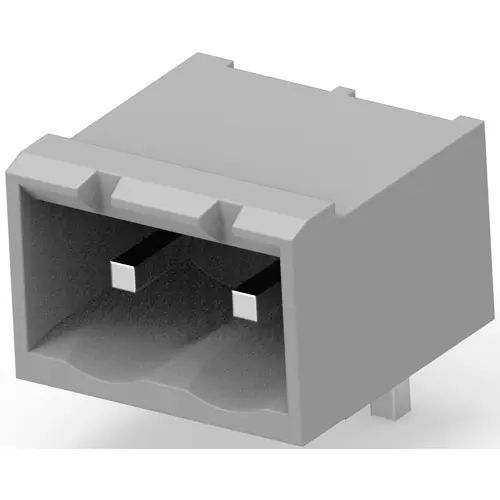 Leiterplattenklemme, 2-polig, RM 5.08 mm, 15 A, Stift, grau, 1546109-2 Echt