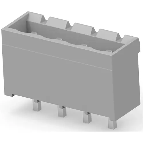 Leiterplattenklemme, 4-polig, RM 5 mm, 15 A, Stift, grau, 1546211-4 Sichere Zahlung