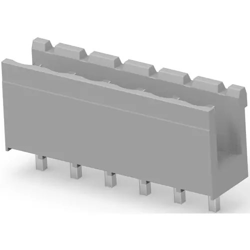 Leiterplattenklemme, 6-polig, RM 5.08 mm, 15 A, Stift, grau, 1546213-6 Neu Im Sortiment