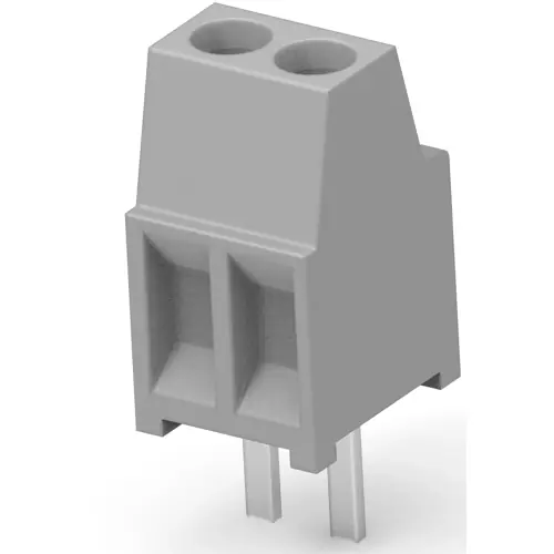 Jetzt Bestellen Leiterplattenklemme, 2-polig, RM 2.54 mm, 0,05-1,4 mm², 10 A, Käfigklemme, grau, 1546215-2