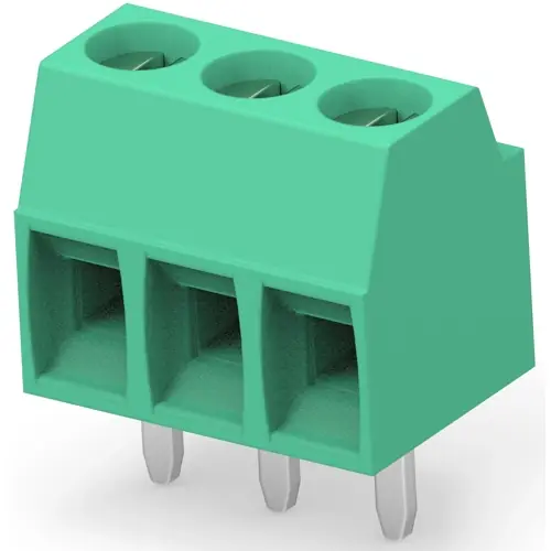 Leiterplattenklemme, 3-polig, RM 3.5 mm, 0,08-1,4 mm², 12 A, Käfigklemme, grün, 1546551-3 Kostenfreie Lieferung