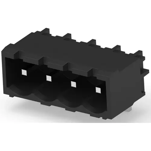 Leiterplattenklemme, 4-polig, RM 5.08 mm, 0,05-2 mm², 15 A, Stift, schwarz, 1776038-4 Nur Für Kurze Zeit