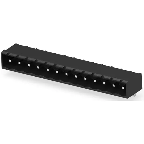 Leiterplattenklemme, 13-polig, RM 5.08 mm, 0,05-3 mm², 15 A, Stift, schwarz, 1-796639-3 Gratis Versand