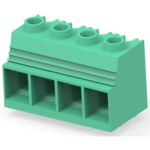 Preisreduziert Leiterplattenklemme, 4-polig, RM 15 mm, 0,5-41 mm², 125 A, Käfigklemme, grün, 1986242-4