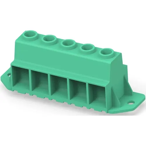 Sonderaktion Leiterplattenklemme, 5-polig, RM 15 mm, 0,5-41 mm², 130 A, Schraubanschluss, grün, 1986715-5