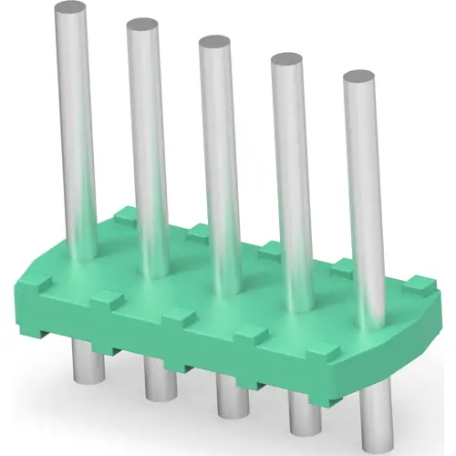 Leiterplattenklemme, 5-polig, RM 3.5 mm, 0,5-1,5 mm², 2 A, Stift, grün, 1986718-5 Sale