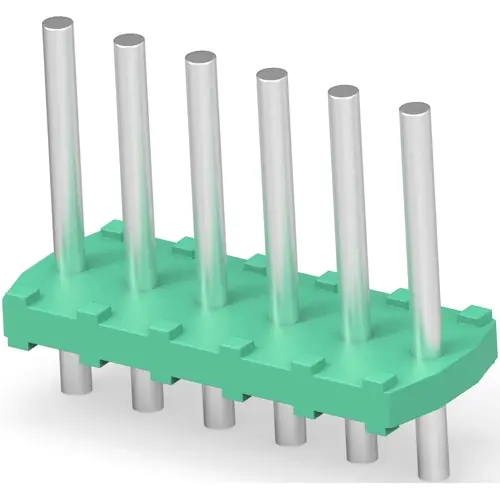 Leiterplattenklemme, 6-polig, RM 3.5 mm, 0,5-1,5 mm², 2 A, Stift, grün, 1986718-6 Beliebt