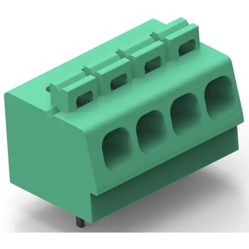 Leiterplattenklemme, 8-polig, RM 5.08 mm, 0,5-41 mm², 15 A, Push-in Käfigklemme, grün, 1986775-8 Günstig