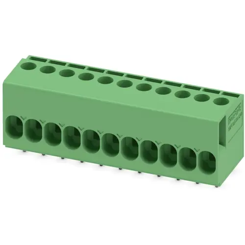 Preis Gesenkt Leiterplattenklemme, 11-polig, RM 5.08 mm, 0,2-4,0 mm², 24 A, Schraubanschluss, grün, 1017501