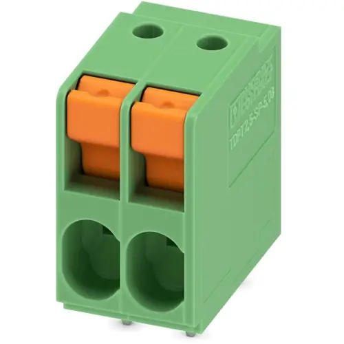 Leiterplattenklemme, 2-polig, RM 5.08 mm, 0,2-4,0 mm², 32 A, Federklemmanschluss, grün, 1017503 Saisonangebot