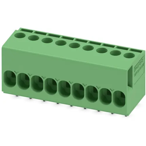 Leiterplattenklemme, 9-polig, RM 5.08 mm, 0,2-4,0 mm², 24 A, Schraubanschluss, grün, 1017498 Saisonangebot