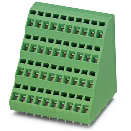Leiterplattenklemme, 4-polig, RM 5.08 mm, 0,2-2,5 mm², 12 A, Federklemmanschluss, grün, 1705666 Wochenendangebot