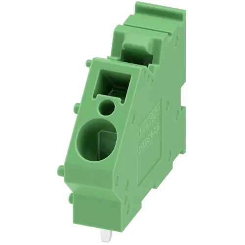 Zertifiziert Leiterplattenklemme, 1-polig, RM 7.5 mm, 0,2-6,0 mm², 32 A, Federklemmanschluss, grün, 1907526