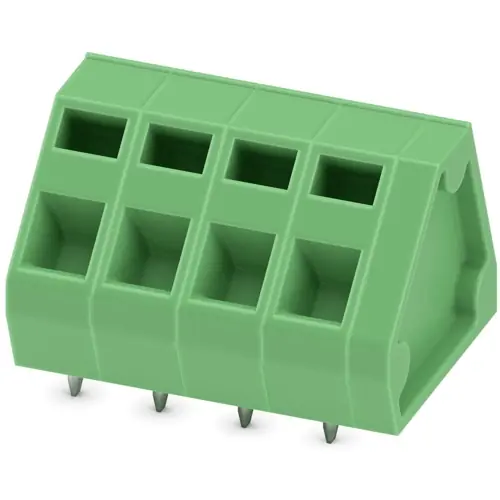 Leiterplattenklemme, 4-polig, RM 5.08 mm, 0,2-2,5 mm², 16 A, Federklemmanschluss, grün, 1891496 Super-Preis