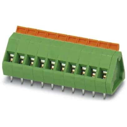 Leiterplattenklemme, 4-polig, RM 5.08 mm, 0,2-2,5 mm², 16 A, Federklemmanschluss, grün, 1906268 Rabatt