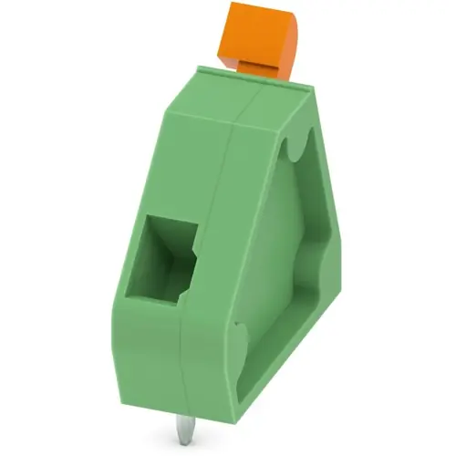 Schnäppchen Leiterplattenklemme, 1-polig, RM 3.81 mm, 0,14-1,5 mm², 12 A, Federklemmanschluss, grün, 1704994