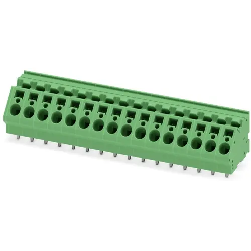 Gratis Versand Leiterplattenklemme, 16-polig, RM 7.5 mm, 0,2-6,0 mm², 32 A, Federklemmanschluss, grün, 1760646