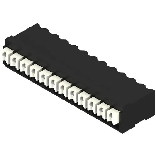 Schneller Versand Leiterplattenklemme, 12-polig, RM 3.5 mm, 0,13-1,5 mm², 12 A, Federklemmanschluss, schwarz, 1473650000