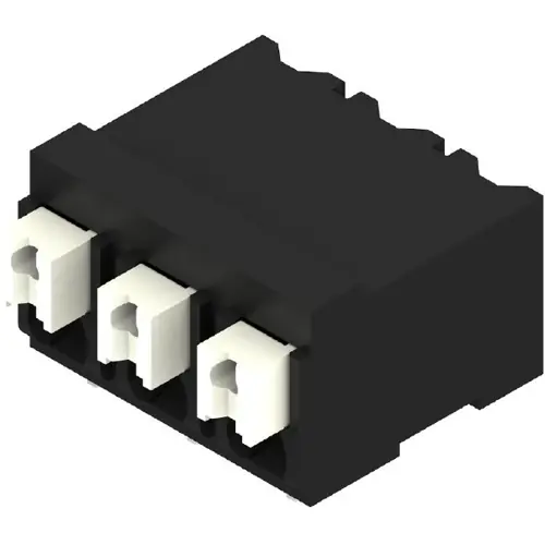 Jetzt Bestellen Leiterplattenklemme, 3-polig, RM 5 mm, 0,13-1,5 mm², 12 A, Federklemmanschluss, schwarz, 1473780000