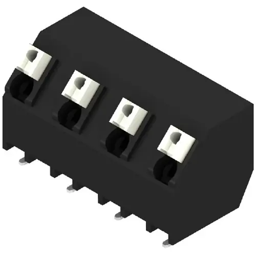 Versand Am Gleichen Tag Leiterplattenklemme, 4-polig, RM 7.5 mm, 0,13-1,5 mm², 12 A, Federklemmanschluss, schwarz, 1473910000