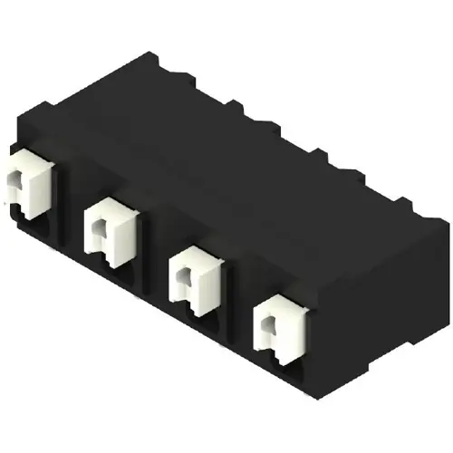 Leiterplattenklemme, 4-polig, RM 7.5 mm, 0,13-1,5 mm², 12 A, Federklemmanschluss, schwarz, 1473960000 Begrenztes Angebot