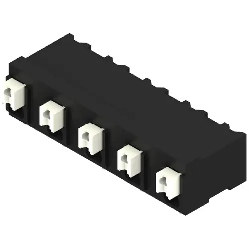 Abverkauf Leiterplattenklemme, 5-polig, RM 7.5 mm, 0,13-1,5 mm², 12 A, Federklemmanschluss, schwarz, 1473970000