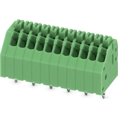 Saisonangebot Leiterplattenklemme, 11-polig, RM 2.5 mm, 0,14-0,5 mm², 2 A, Push-in, grün, 1990096