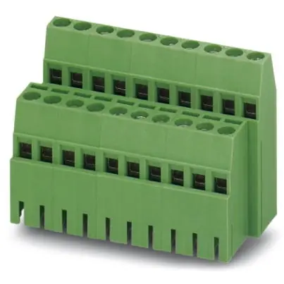 Leiterplattenklemme, 2-polig, RM 5.08 mm, 2,5 mm², 17.5 A, grün, 1706413 Neu