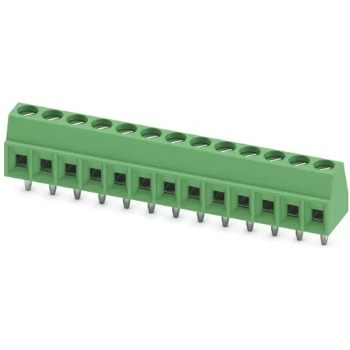 Top-Angebot Leiterplattenklemme, 13-polig, RM 3.5 mm, 0,14-1,5 mm², 13.5 A, Schraubanschluss, grün, 1751358