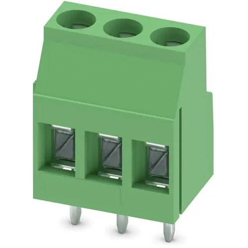 Leiterplattenklemme, 3-polig, RM 5 mm, 0,2-4,0 mm², 24 A, Schraubanschluss, grün, 1712698 Kostenfreie Lieferung