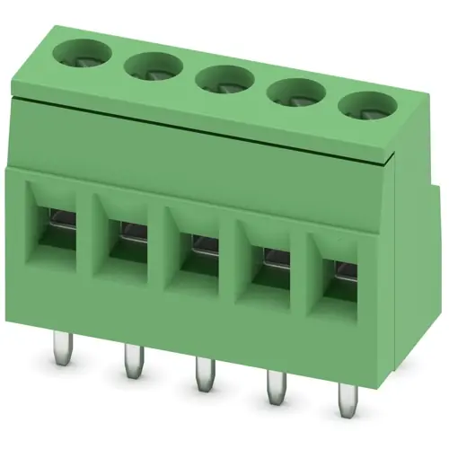 Leiterplattenklemme, 5-polig, RM 5.08 mm, 0,14-2,5 mm², 24 A, Schraubanschluss, grün, 1730531 Begrenztes Angebot