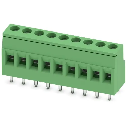 Angebot Leiterplattenklemme, 9-polig, RM 5.08 mm, 0,14-2,5 mm², 24 A, Schraubanschluss, grün, 1730573