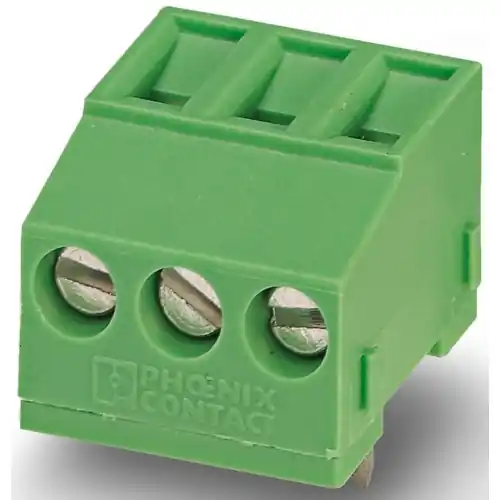Leiterplattenklemme, 2-polig, RM 5 mm, 0,14-2,5 mm², 17.5 A, Schraubanschluss, grün, 1717091 Garantierte Lieferung