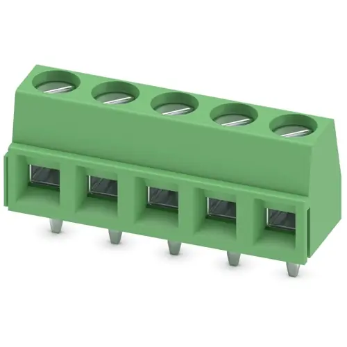 Kostenfreie Lieferung Leiterplattenklemme, 5-polig, RM 5 mm, 0,14-1,5 mm², 13.5 A, Schraubanschluss, grün, 1729047