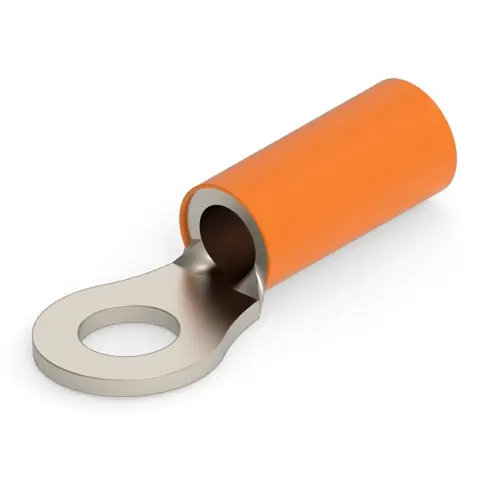 Unisolierter Ringkabelschuh, 2,62-6,64 mm², AWG 12 bis 10, 5 mm, orange, 323750 Markenprodukt