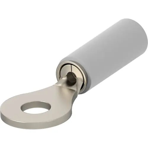 Isolierter Ringkabelschuh, 0,518 mm², AWG 20, 3.02 mm, grau, 1577622-1 Finale Aktion