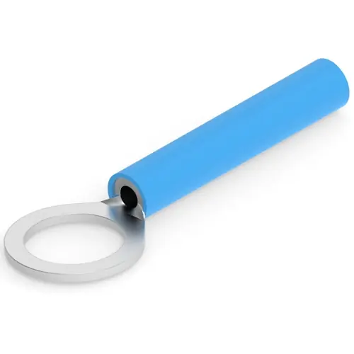 Preiswert Isolierter Ringkabelschuh, 1,04-2,62 mm², AWG 16 bis 14, 8 mm, M8, blau, 8-55854-2