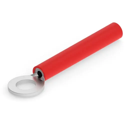 Garantierte Lieferung Isolierter Ringkabelschuh, 0,26-0,96 mm², AWG 22 bis 18, 4 mm, M4, rot, 55847-1
