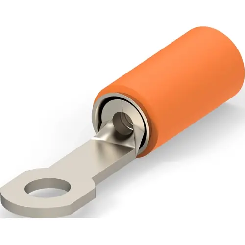 Top-Angebot Isolierter Ringkabelschuh, 0,823-1,31 mm², AWG 18 bis 16, 3 mm, orange, 1577964-1