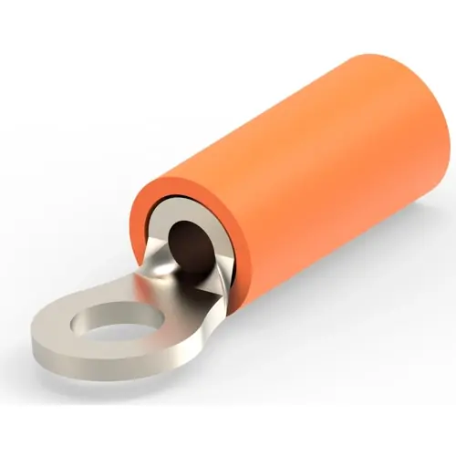 Sonderaktion Isolierter Ringkabelschuh, 0,8-1,4 mm², AWG 18 bis 16, 3.02 mm, M2,5, 50834