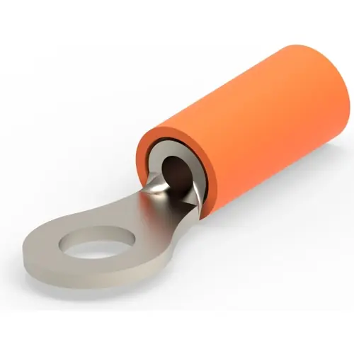 Isolierter Ringkabelschuh, 0,8-1,4 mm², AWG 18 bis 16, 3.68 mm, M3,5, 50835 Sale