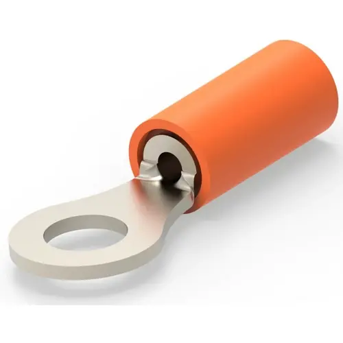 Isolierter Ringkabelschuh, 0,8-1,4 mm², AWG 18 bis 16, 4.34 mm, M4, 50836 Schnäppchen