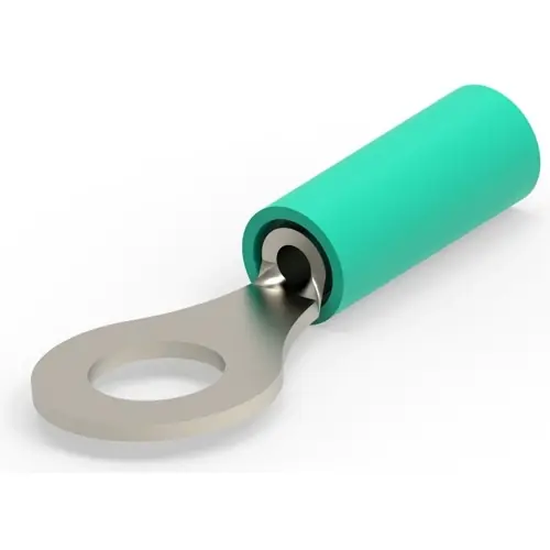 Isolierter Ringkabelschuh, 0,3-0,6 mm², AWG 22 bis 20, 4.34 mm, M4, 50832 Preisreduziert