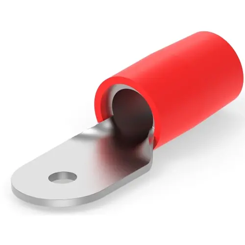 Isolierter Ringkabelschuh, 26,7-42,4 mm², AWG 2, 5 mm, rot, 328655 Echt